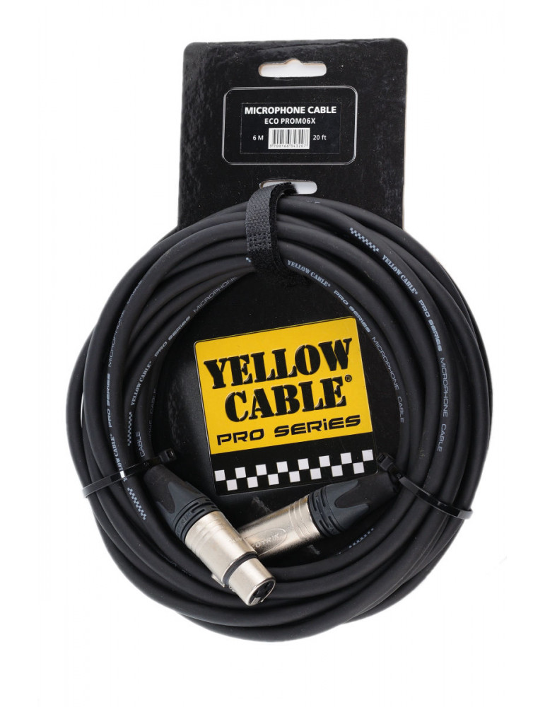 Câble XLR mâle/Femelle 10m Yellow Cable  Music Arena - Magasin  d'instruments de musique